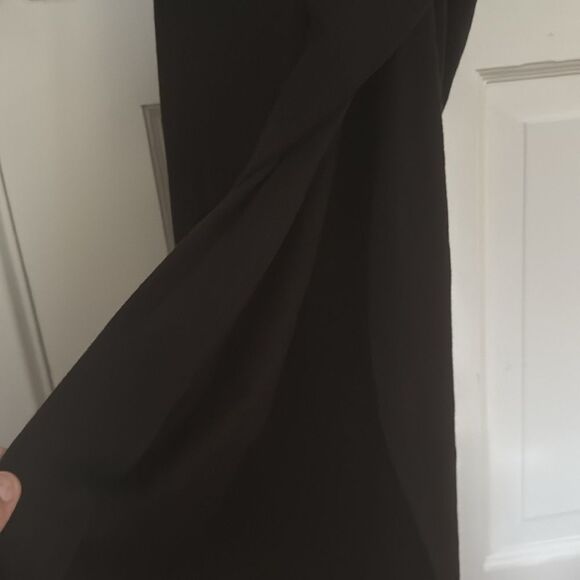 Sundry Black Drape Cutout Dress - Picture 9 of 11